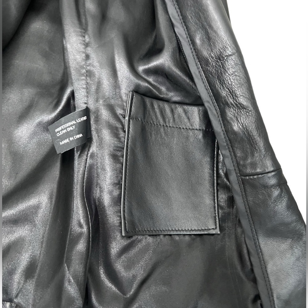 Robert Phillipe New York Black Leather Jackets - Size Small - Picture 7 of 14